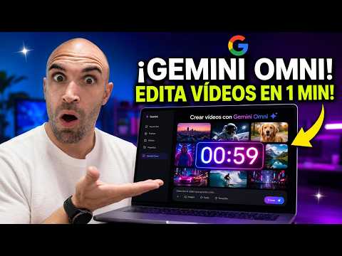 Gemini OMNI: Qué es y Cómo editar vídeos en 1 MINUTO