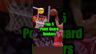 Top 5 Point Guard Dunkers ALL-TIME #nba #dunk #shorts