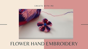 UNIBUDS Time | Flower Hand Embroidery