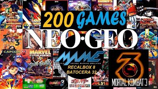 Pack NeoGeo Recalbox 8 Batocera 32