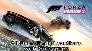 Forza Horizon 3 [PC/Xbox One] - All Barn Finds Locations with Cutscenes