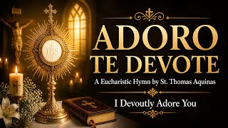 ADORO TE DEVOTE | I Devoutly Adore You (Eucharistic Hymn by St. Thomas Aquinas)