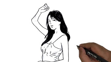 "Sketching Beauty: Figure Drawing Exploration"