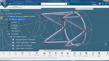 Working with skeleton in CATIA 3DEXPERIENCE