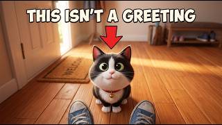 If Your Cat Greets You at the Door, They're Telling You This Hidden Truth