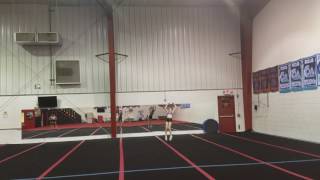Punch front step out round off handspring tuck