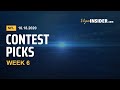NFL Opening Line Report - Week 6 Odds - YouTube