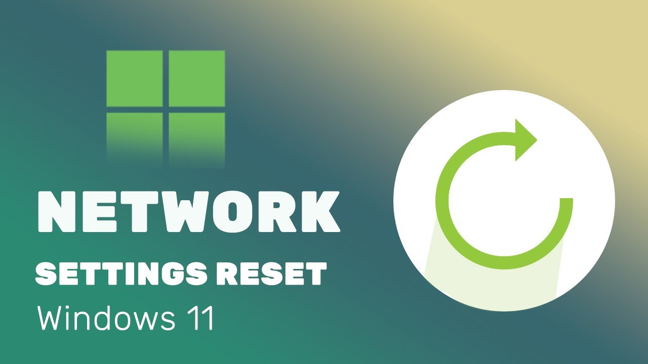 How To Reset Network Settings With Windows 11 - YouTube