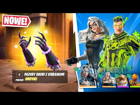 FORTNITE UPDATE!! Mityki Shuri, Doom ODBLOKOWANY, Nowe Skiny...