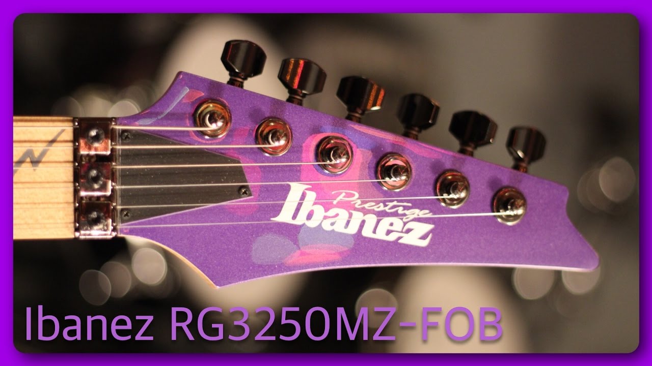 Ibanez RG3250MZ-FOB & Line 6 Helix - YouTube