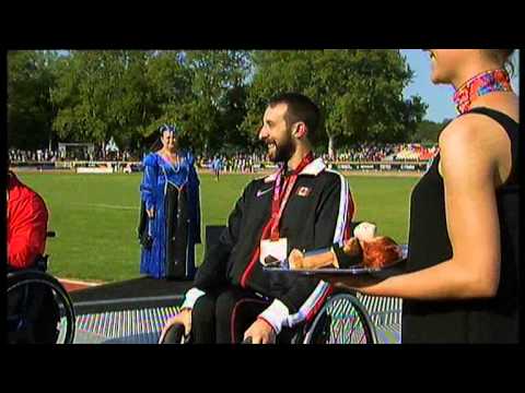 Athletics - men's 200m T53 Medal Ceremony - 2013 IPC Athletics World
Championships, Lyon