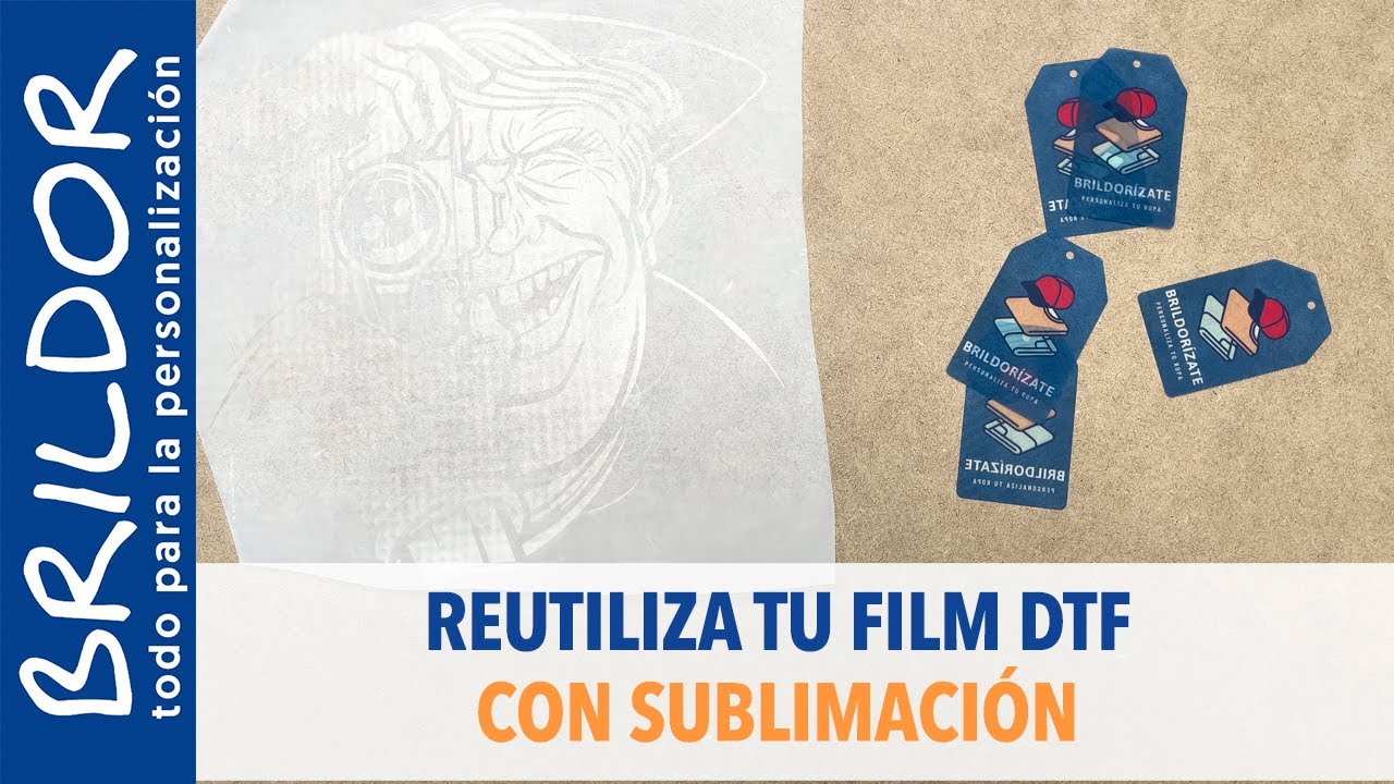 ¡No tires tu film DTF usado! Se puede reutilizar con SUBLIMACIÓN