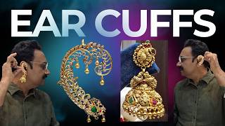 Rare Ear Cuffs for Girls and Women & Handmade Buttalu Earrings | Antique Temple Jewellery Collection