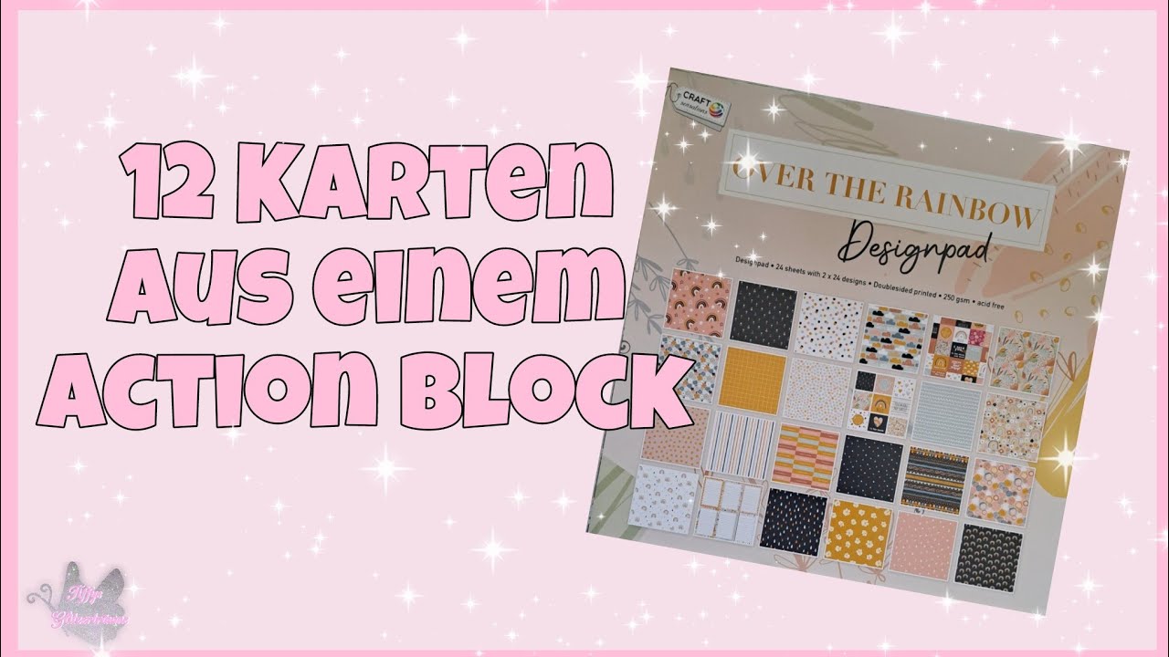 💕 12 Karten aus einem Action Block 💕 Over the Rainbow - YouTube