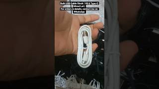 Bulk USB Cable Stock | V8 &amp; Type-C Mixed Lot | #branded  #stocklot#bulk