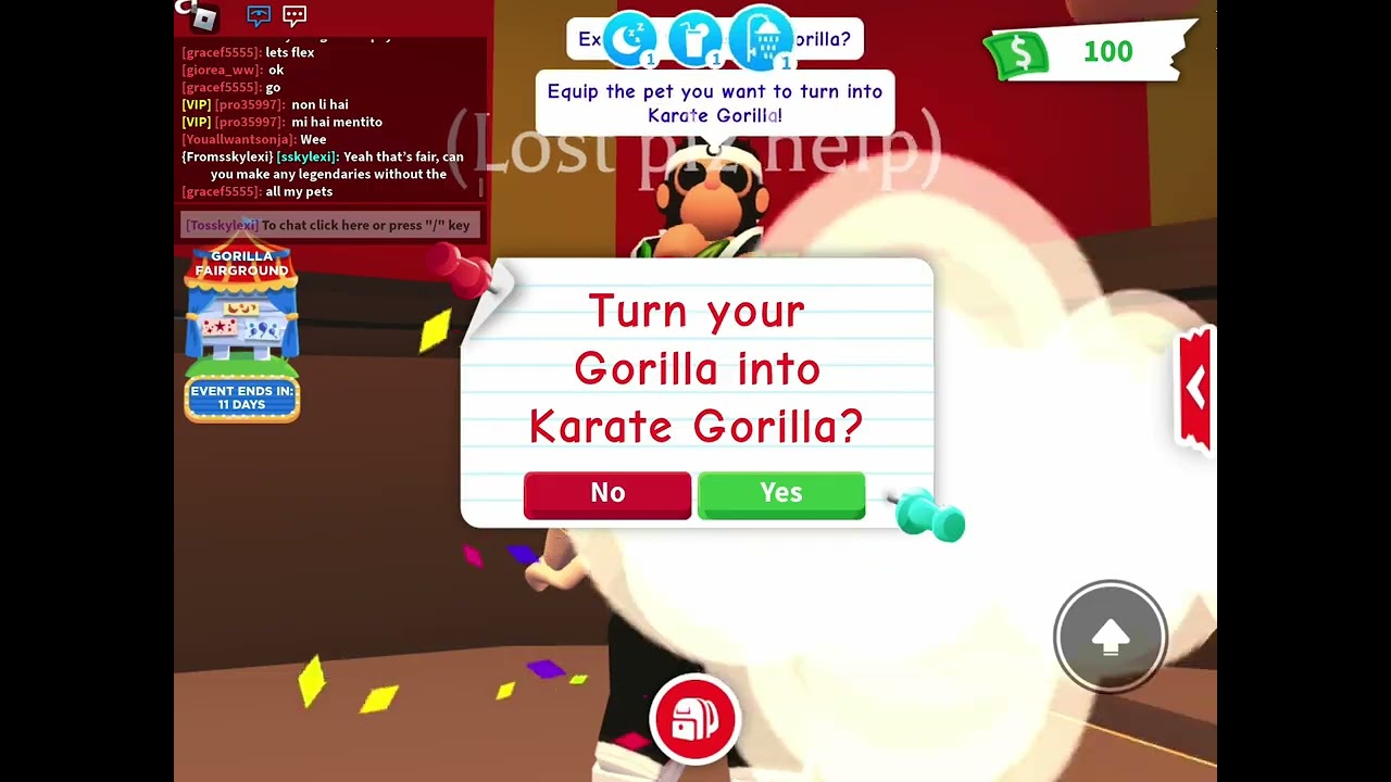 Karate Gorilla- Adopt Me!