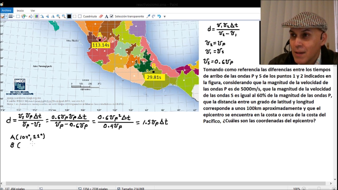 13 Localización del epicentro