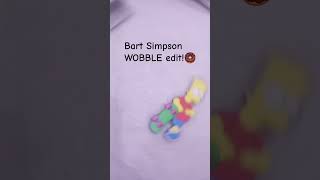 Wobble with bart!🍩 #edit #music #simpsons #bartsimpson #wobbleedit