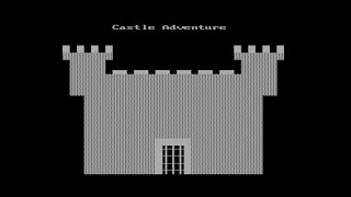 Castle Adventure // DOS // All treasures collected, all enemies killed