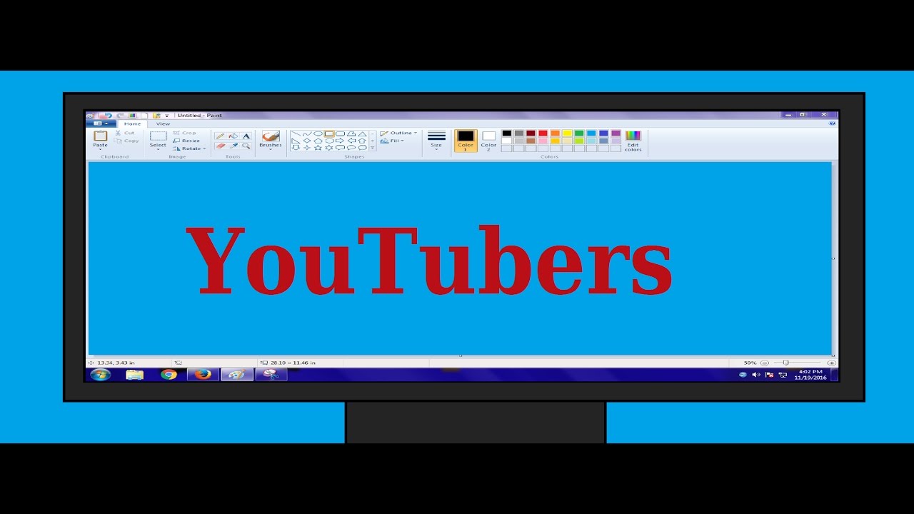 Ms Paint Montage YouTuber's YouTube