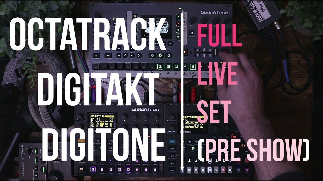 Full Live Set with Octatrack, Digitakt, and Digitone (51 min)