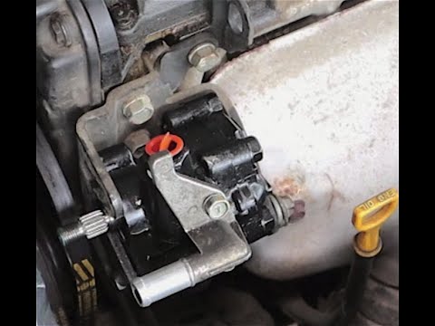 2005 Hyundai Accent, Elantra power steering pump replacement, pulley swap