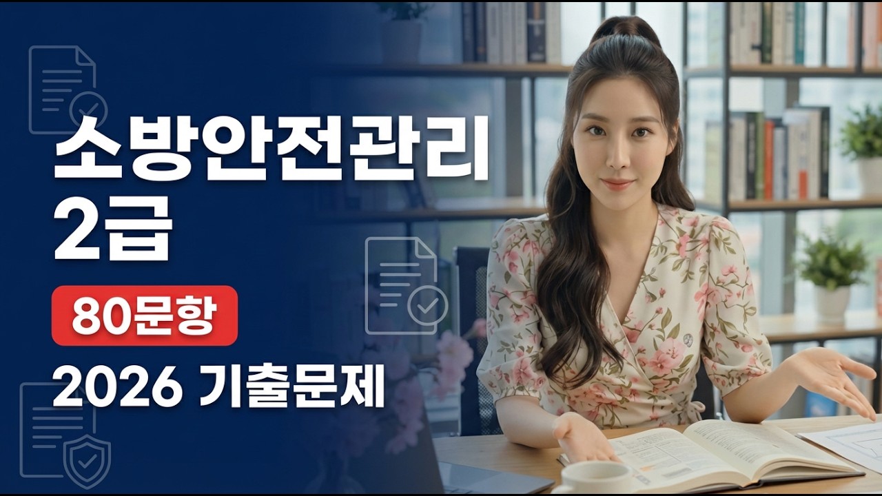 2026년 최신 개정판 | 소방안전 2급 적중 예상 80제