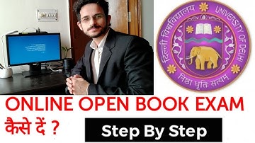 (Old) How to give DU (Online) Open Book Exam? Step by step procedure |
