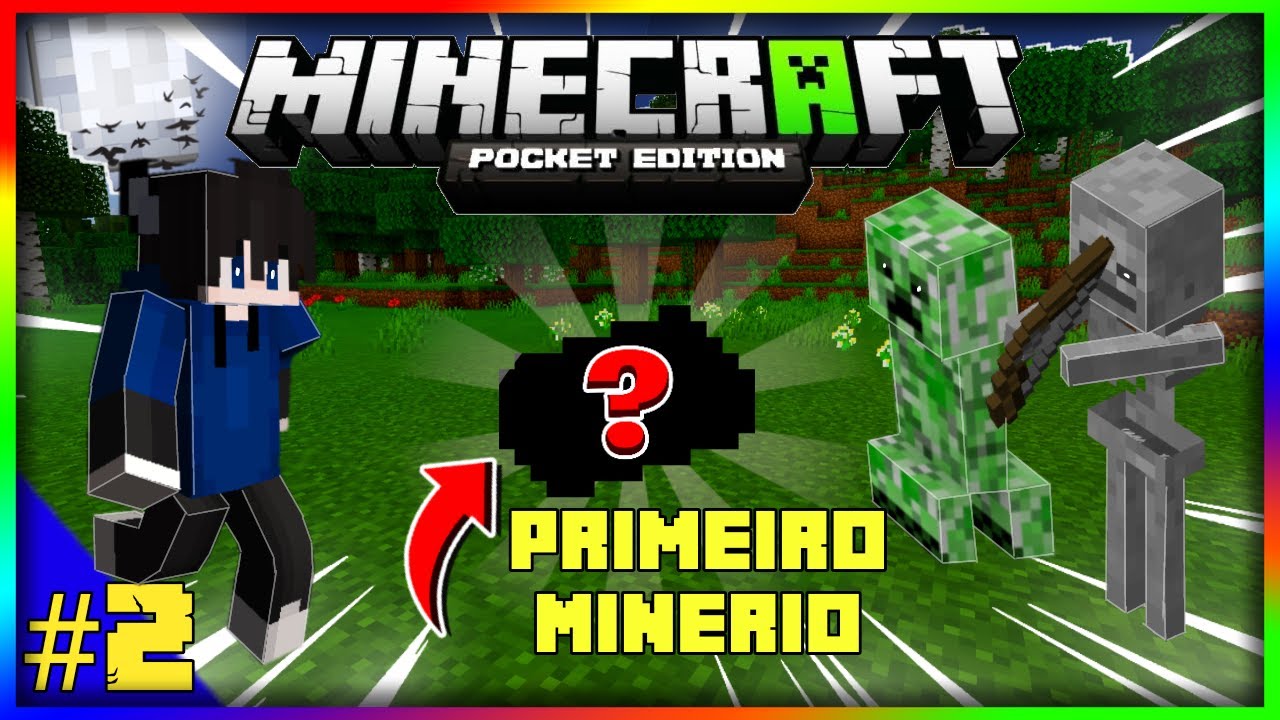 Minecraft Um nob no survival #2: O NOSSO PRIMEIRO MINERIO! - YouTube