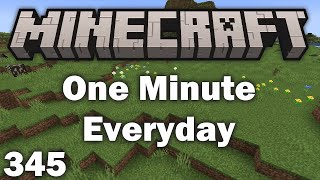 Playing Minecraft for 1 Minute Everyday - Day 345