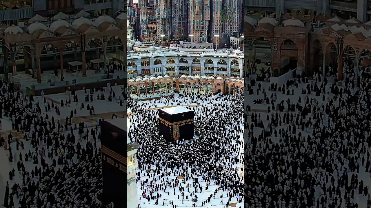 “Night Tawaf at Kaaba 🕋✨ | Makkah Lights | Viral Islamic Short”