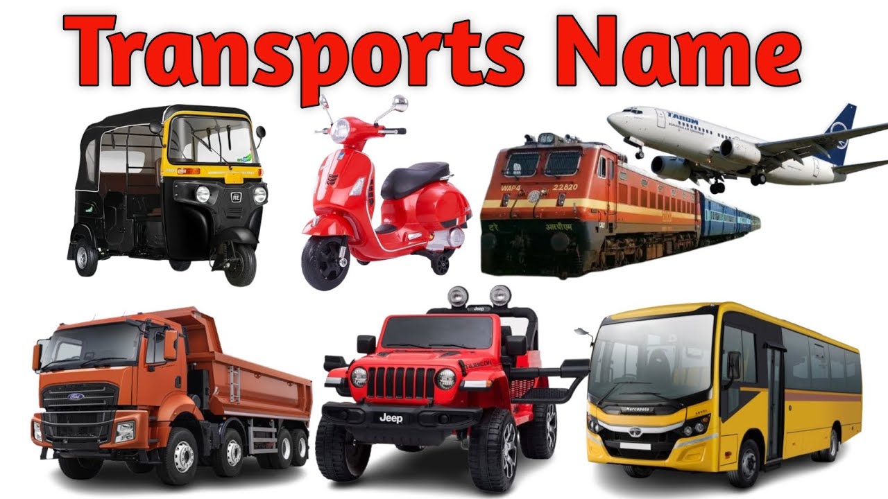 Vehicles Names for Children | Learn Land, Water & Air Transport | Preschool Learning Video Learn।