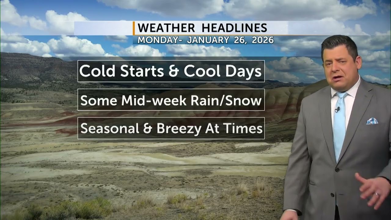 Seasonable, some rain/snow showers and an unsettled weather pattern ahead for Central Oregon