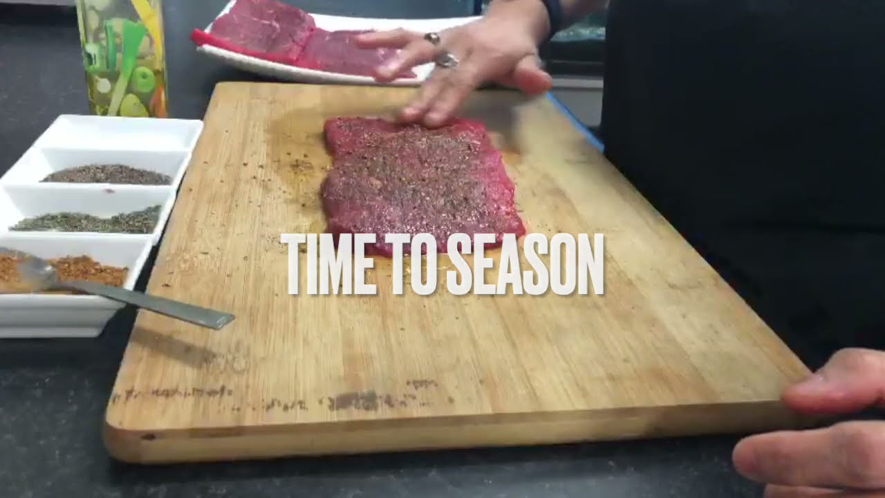 DELICIOUS HOMECOOKED TOPSIDE STEAK - YouTube