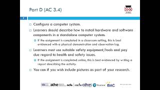 OTHM L3DiT- Unit 1 Computer Systems- Assignment Discussion