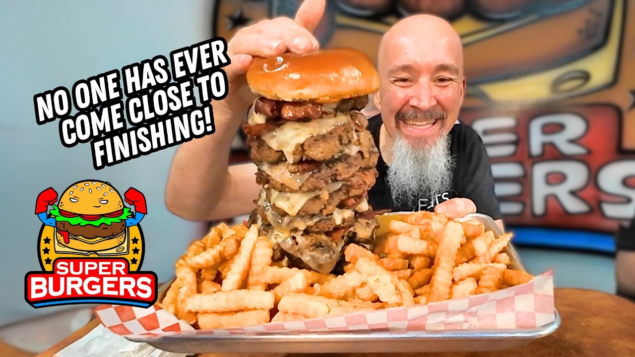 UNDEFEATED Burger Challenge at Super Burger. Possible?