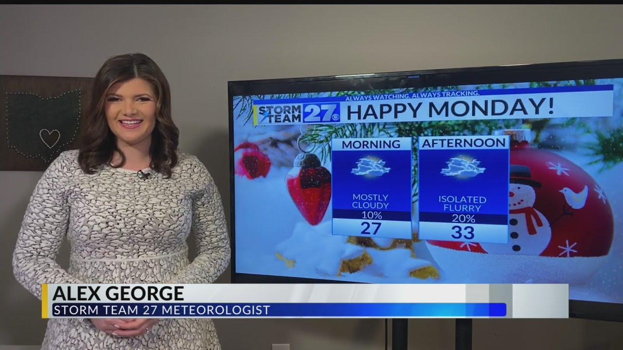 Cloudy, chilly start to the week - YouTube
