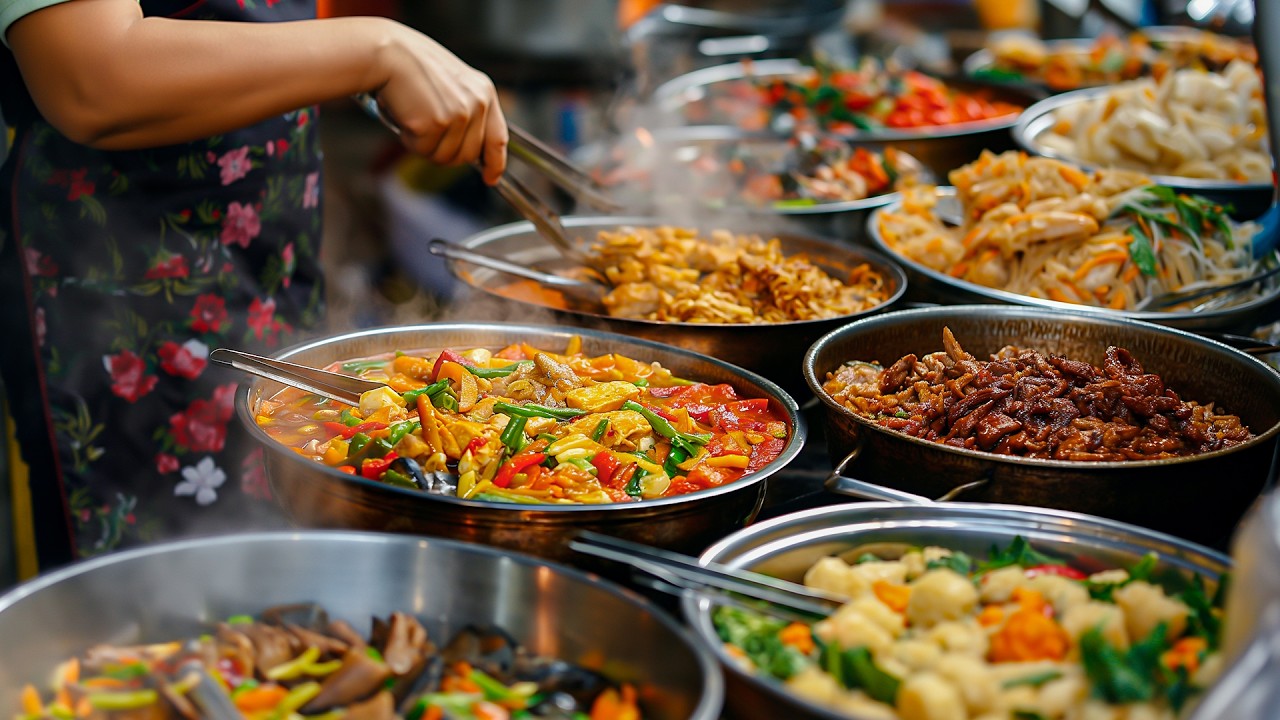 Вьетнамская уличная еда/Удивительный процесс приготовления и чрезвычайно уличная еда, подборка 2024