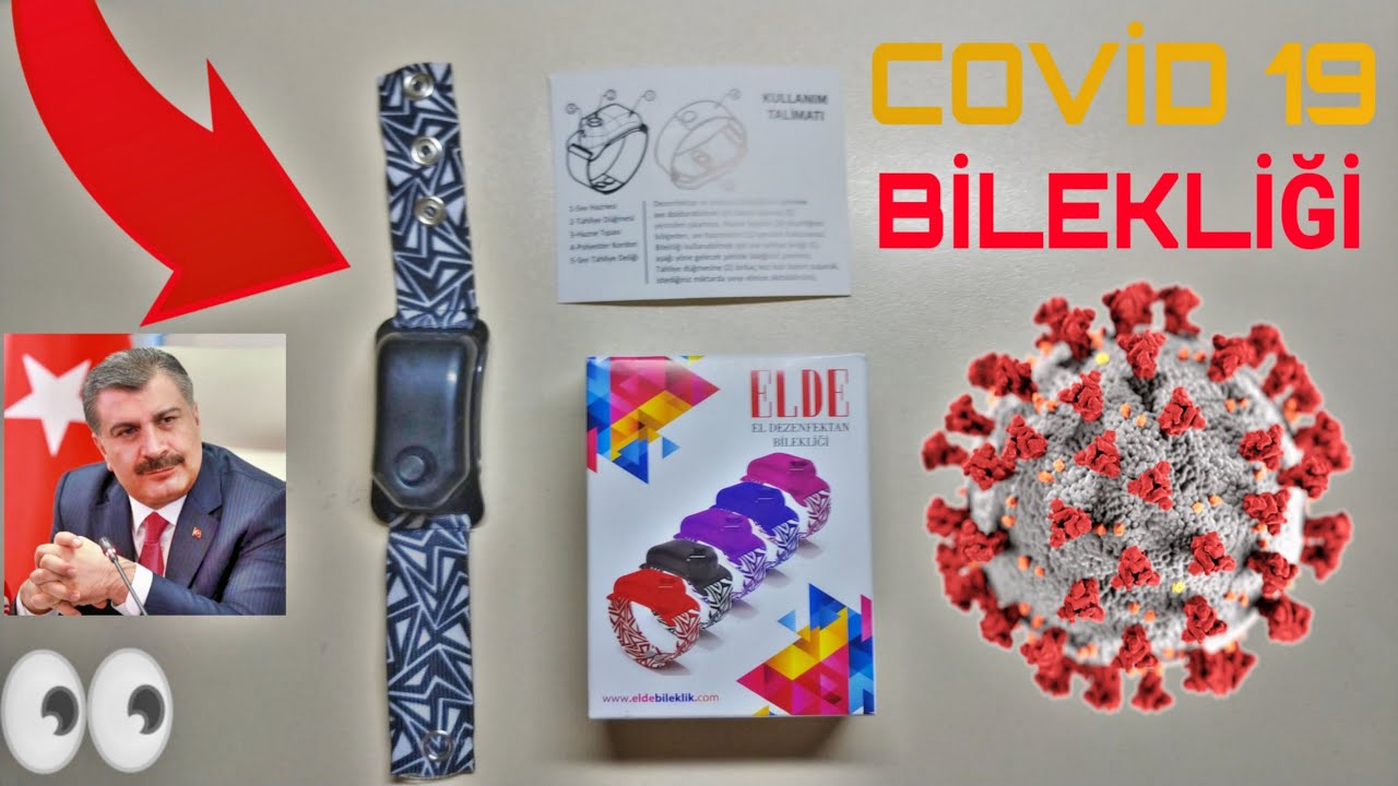 KORONA BİLEKLİĞİ  (Dezenfektan Bilekliği) 😷