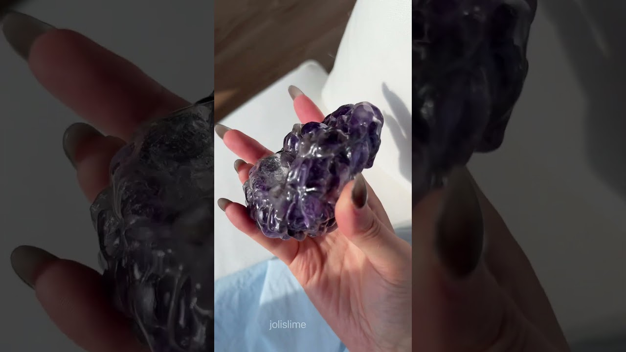 Crunching Stress Away with Amethyst Energy 💜🔮