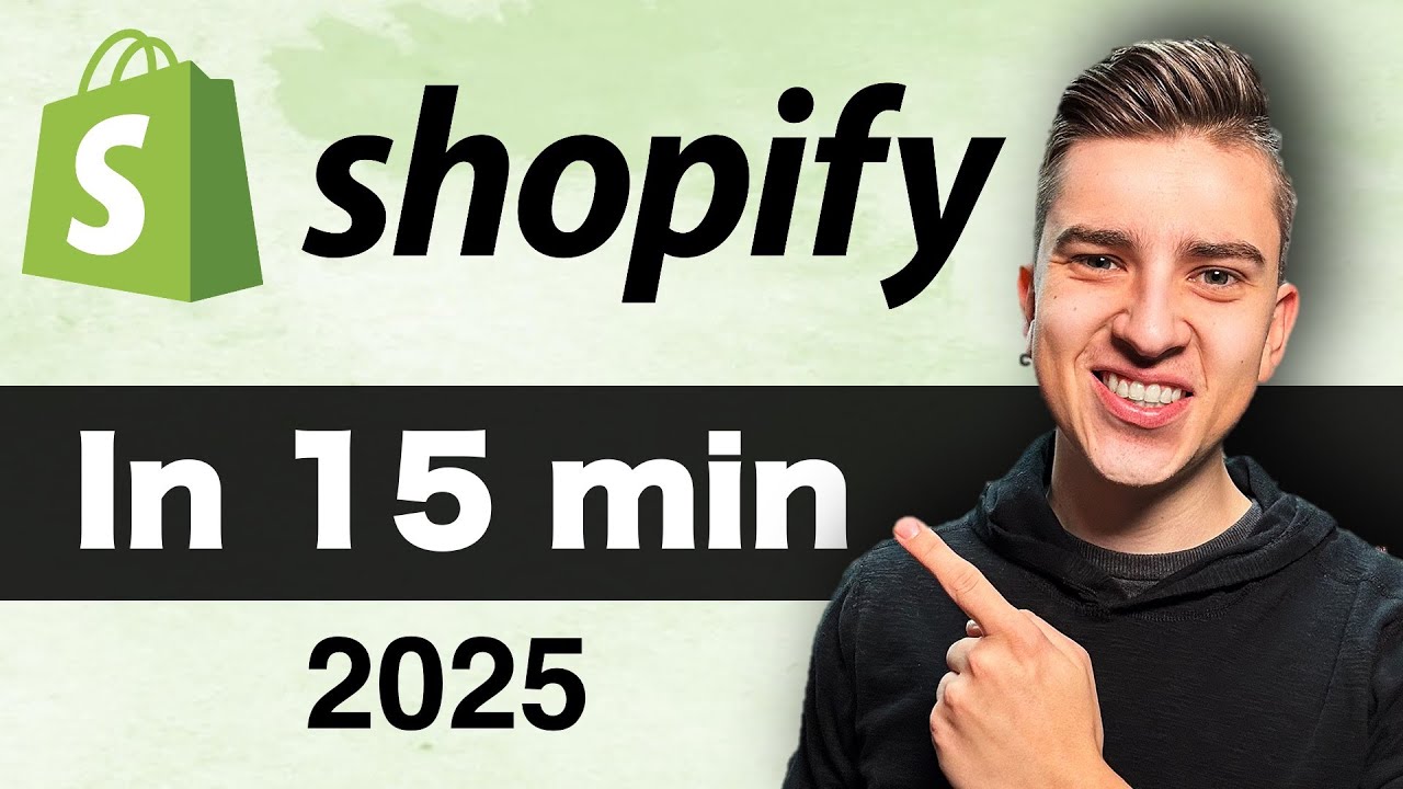 How To Make a Shopify Store in 15 Minutes (step by step) 2025 - YouTube