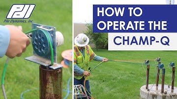 Cross Hole Analyzer - How to Install the CHAMP-Q for CSL Testing