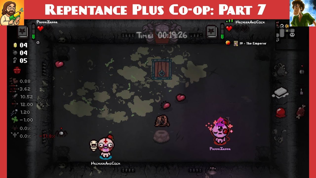 PappaZappa и Heckler исполняют The Binding of Isaac Repentance+: Часть 7