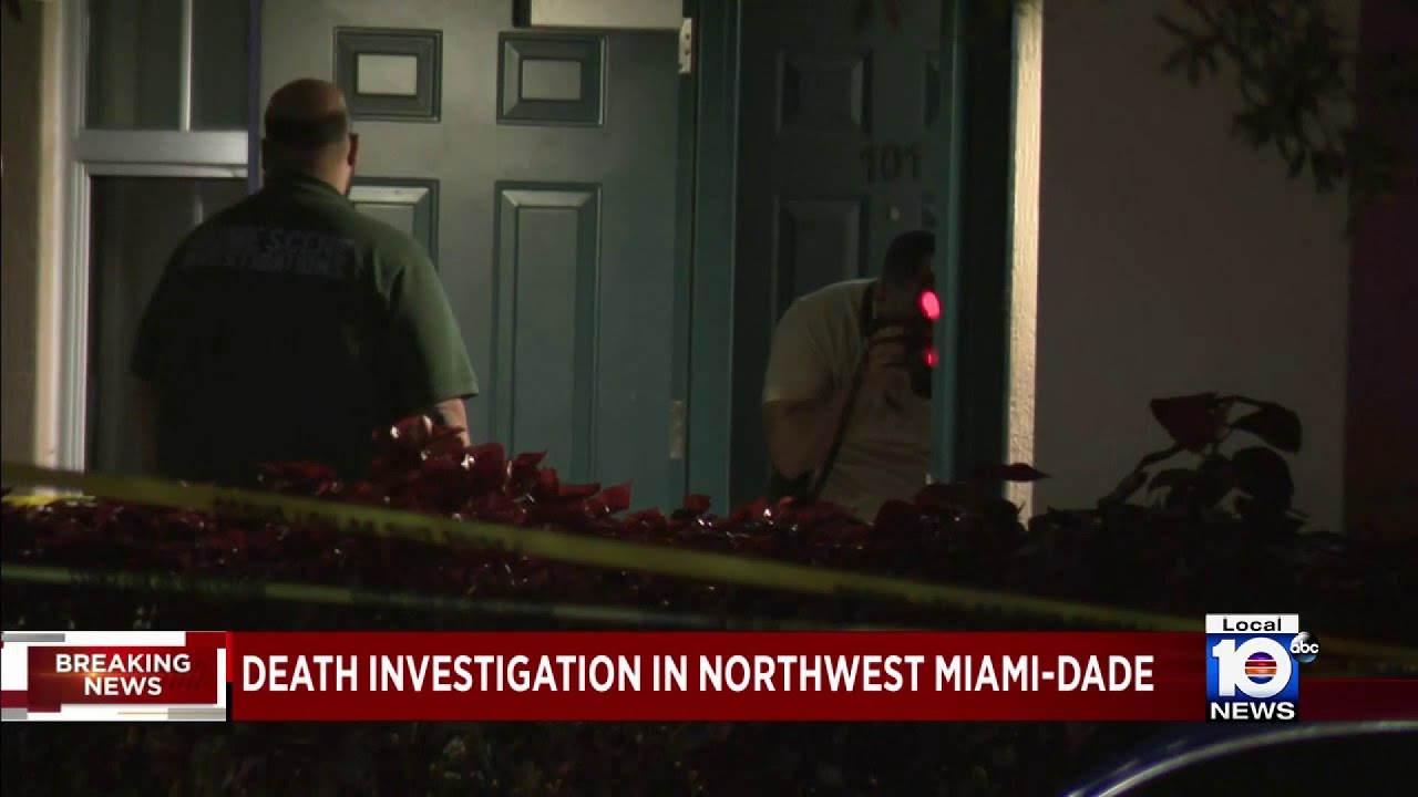 Death investigation underway in northwest Miami-Dade - YouTube