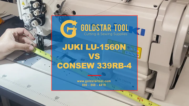 Product Comparison: Juki LU-1560N vs Consew 339RB-4 - Goldstartool.com - 800-868-4419