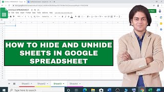 How to hide and unhide sheets in google spreadsheet | how to hide sheets in google sheets