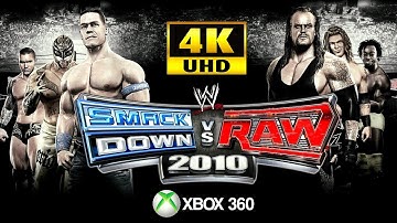 WWE SmackDown Vs Raw 2010 Xbox 360 4k