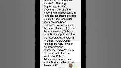 GULICK  AND URWICK  APPROACH