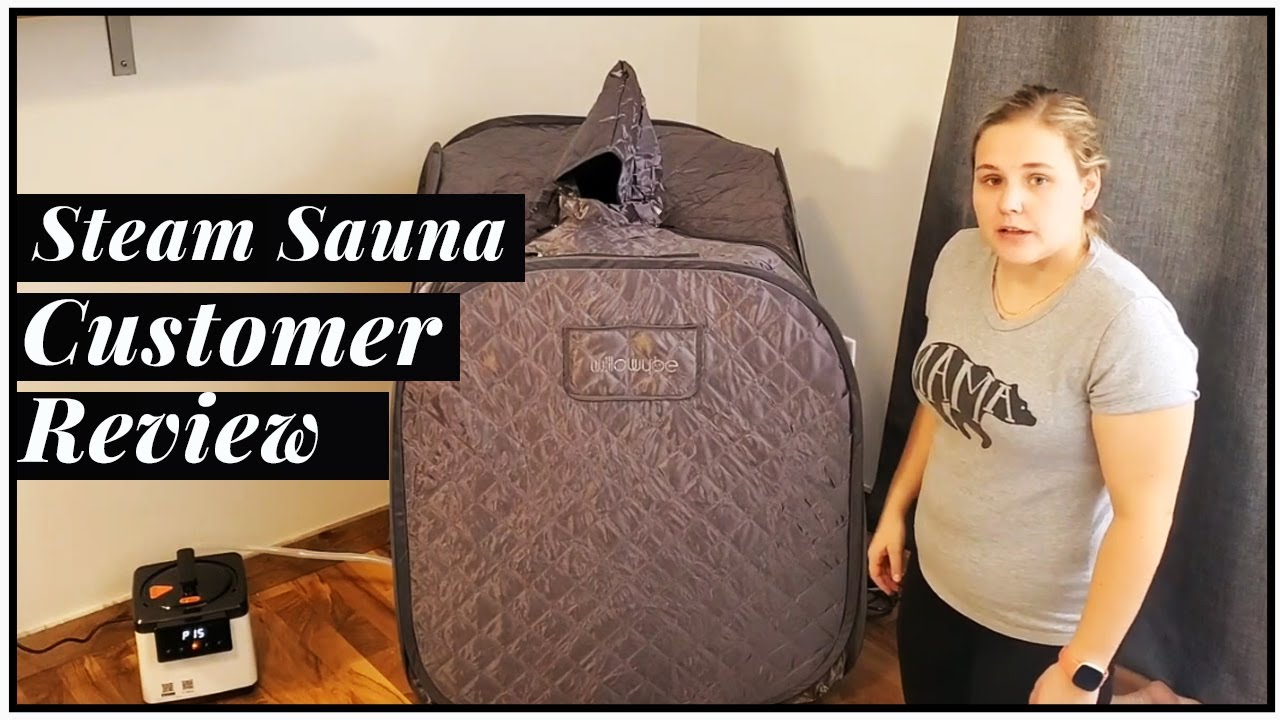Gray Bluetooth Steam Sauna Room WillowyBe - Customer Review 2022