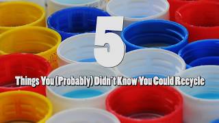 Five things you (probably) didn't know you could recycle